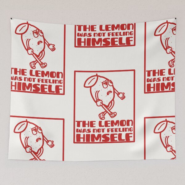 Item preview, Feeling Like a Lemon Retro Mascot Idiomatic Expression designed and sold by petiteToulon.