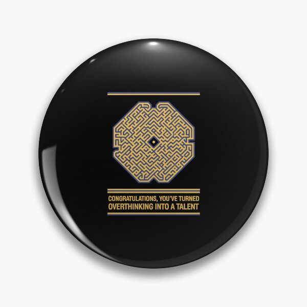 Item preview, Funny Overthinking Design - Congratulations, It’s a Talent designed and sold by VisualArtsOasis.