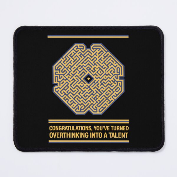 Item preview, Funny Overthinking Design - Congratulations, It’s a Talent designed and sold by VisualArtsOasis.