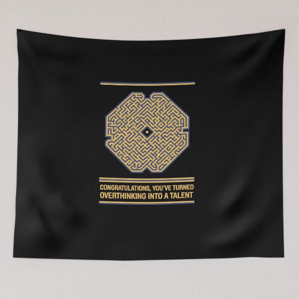 Item preview, Funny Overthinking Design - Congratulations, It’s a Talent designed and sold by VisualArtsOasis.