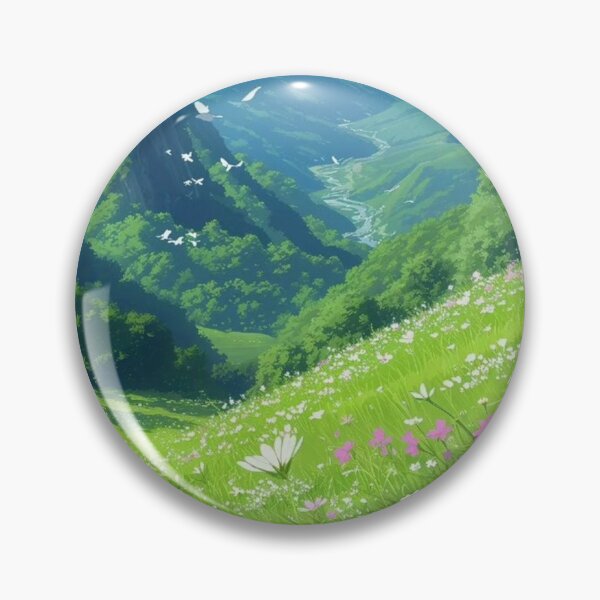 Item preview, Flowerful Mountain view  designed and sold by Ani-Tank.