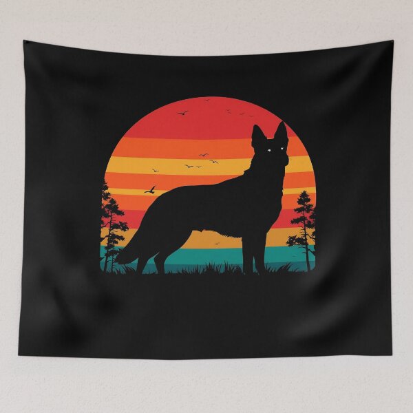 Item preview, Kelpie Dog Retro Vintage designed and sold by svarupa.