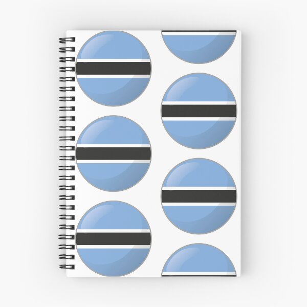 Item preview, Icon representing round button flag of Botswana. Ideal for catalogs of institutional materials and geography designed and sold by LucianoCosmo.