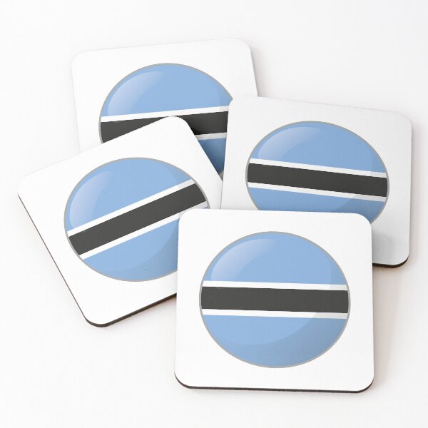 Item preview, Icon representing round button flag of Botswana. Ideal for catalogs of institutional materials and geography designed and sold by LucianoCosmo.