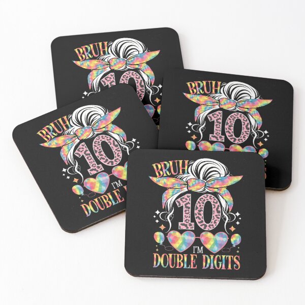 Item preview, Bruh I'm Double Digits 10th Birthday 10 Year Old For Girl designed and sold by teeturle.