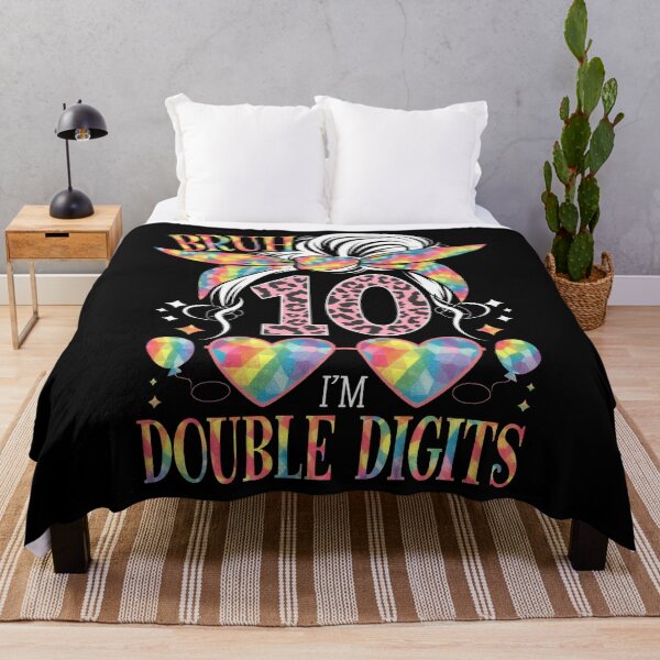Item preview, Bruh I'm Double Digits 10th Birthday 10 Year Old For Girl designed and sold by teeturle.