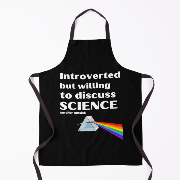 Item preview, Introverted But Willing To Discuss Science (and/or music!) Funny Introvert Tshirt designed and sold by OldSkullDesigns.