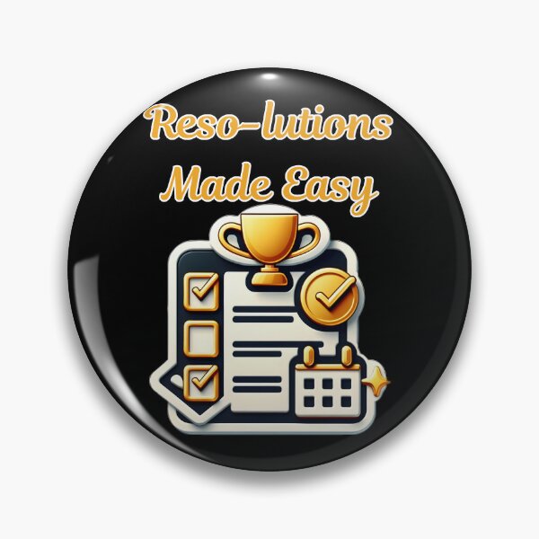 Item preview, Reso-lutions Made Easy - Motivational Checklist Design designed and sold by Dantin.