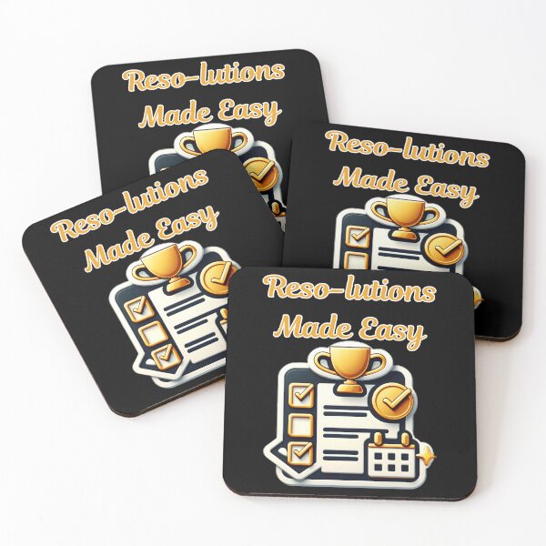 Item preview, Reso-lutions Made Easy - Motivational Checklist Design designed and sold by Dantin.