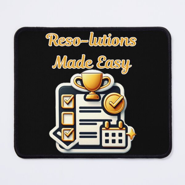 Item preview, Reso-lutions Made Easy - Motivational Checklist Design designed and sold by Dantin.