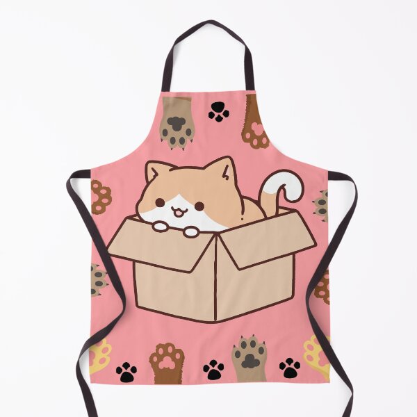 Item preview, Kawaii Cat in Box - Cute and Stylish Accessories designed and sold by JoyfulPaperie.