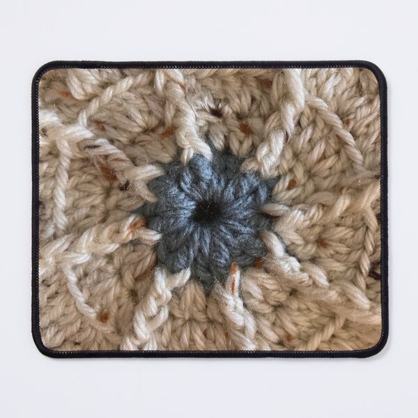 Item preview, Knit Spiral Yarn Crochet Crafter Beige Blue designed and sold by natureinfocus.