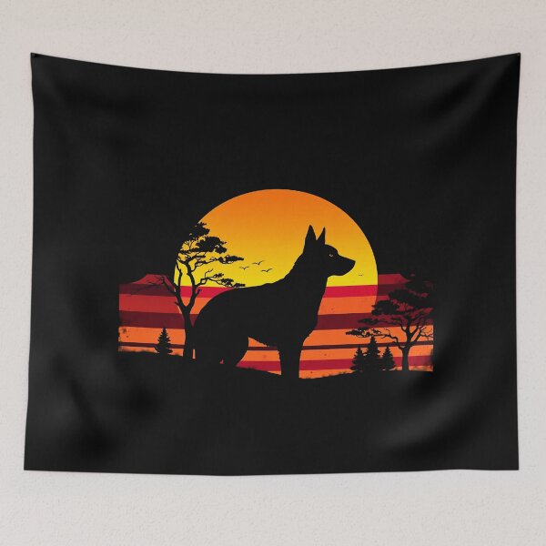 Item preview, Kelpie Dog Retro Vintage designed and sold by svarupa.