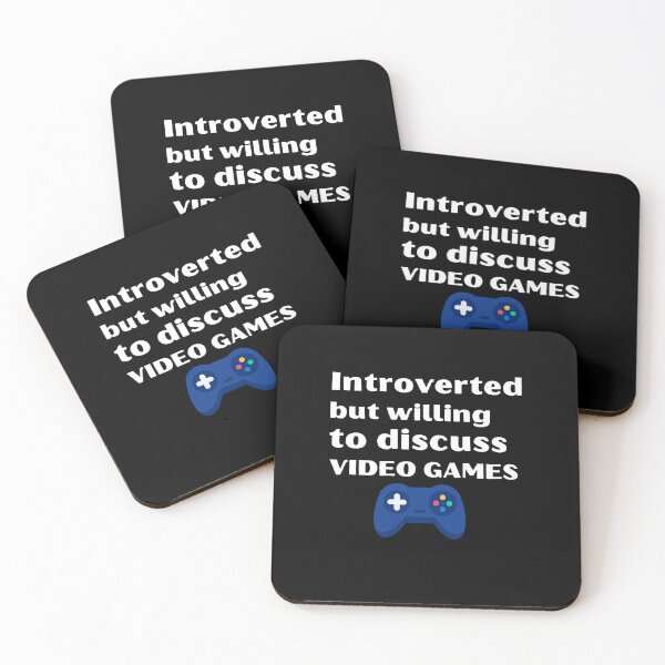 Item preview, Introverted But Willing To Discuss Video Games Funny Introvert Tshirt designed and sold by OldSkullDesigns.