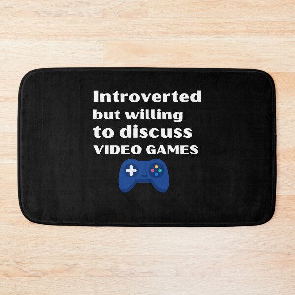 Item preview, Introverted But Willing To Discuss Video Games Funny Introvert Tshirt designed and sold by OldSkullDesigns.