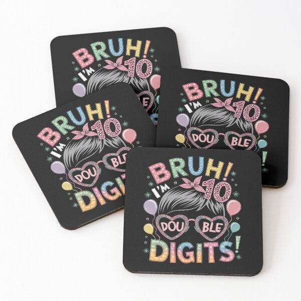 Item preview, Bruh I'm Double Digits 10th Birthday 10 Year Old For Girl designed and sold by teeturle.