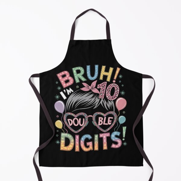 Item preview, Bruh I'm Double Digits 10th Birthday 10 Year Old For Girl designed and sold by teeturle.