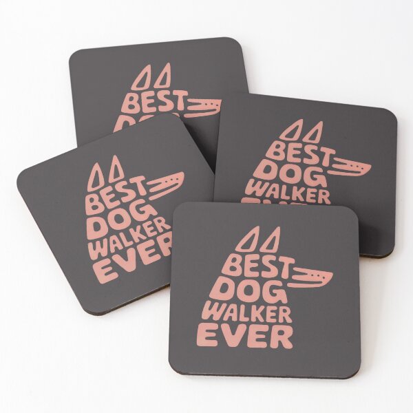 Item preview, Best Dog Walker Ever Pink  designed and sold by Anniko Art Studio.