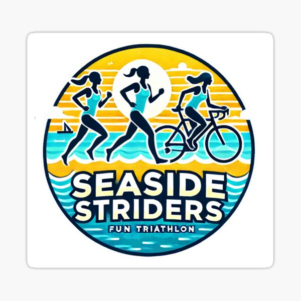 Seaside Striders Sticker