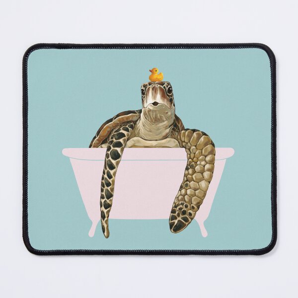 Item preview, Sea Turtle in Bathtub designed and sold by bignosework.
