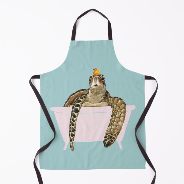 Item preview, Sea Turtle in Bathtub designed and sold by bignosework.
