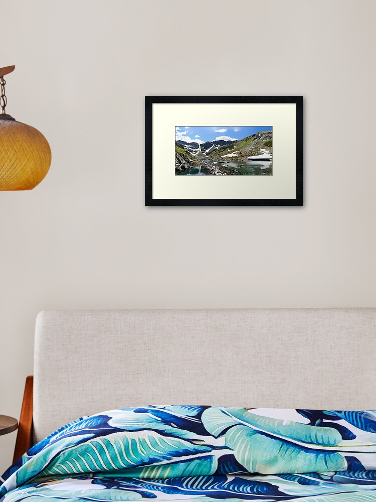 Thumbnail 2 of 7, Framed Art Print, The Valley behind Mnich - Tatra Mountains - Panorama designed and sold by SimonGA.