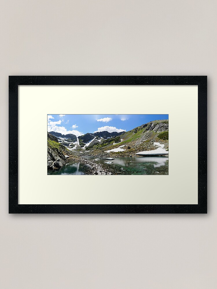 Thumbnail 1 of 7, Framed Art Print, The Valley behind Mnich - Tatra Mountains - Panorama designed and sold by SimonGA.
