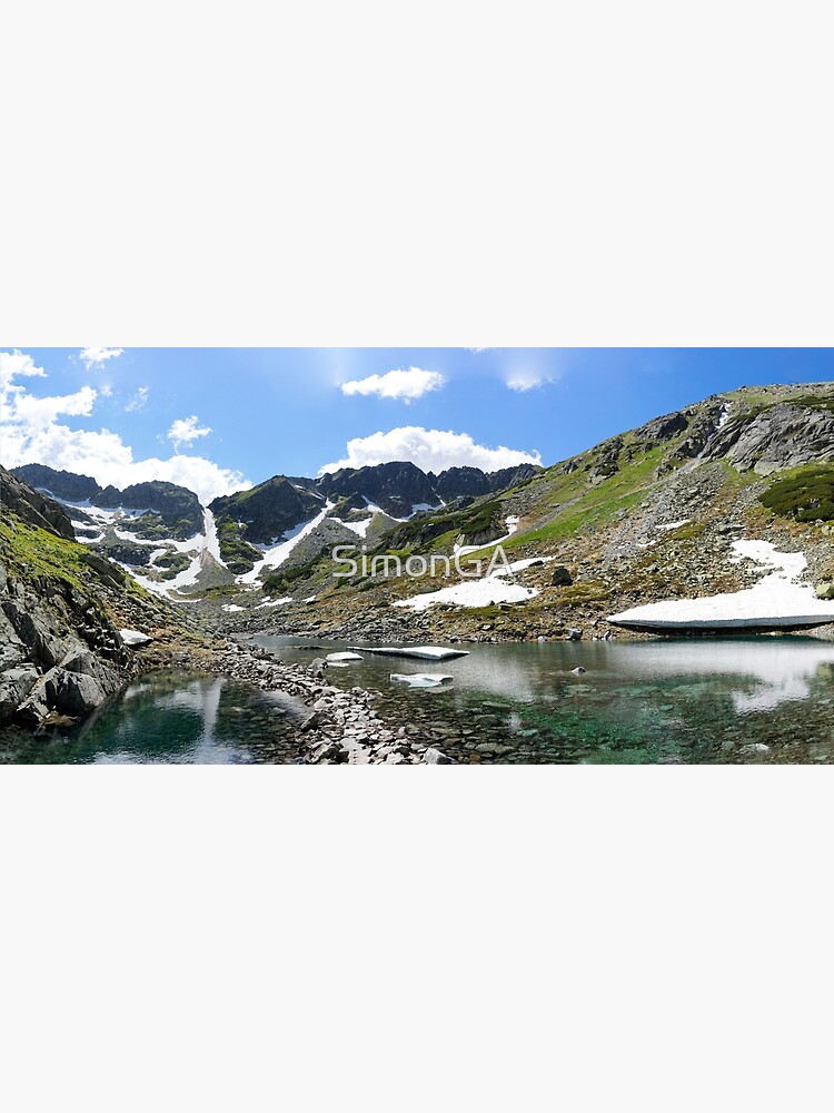 Thumbnail 7 of 7, Framed Art Print, The Valley behind Mnich - Tatra Mountains - Panorama designed and sold by SimonGA.