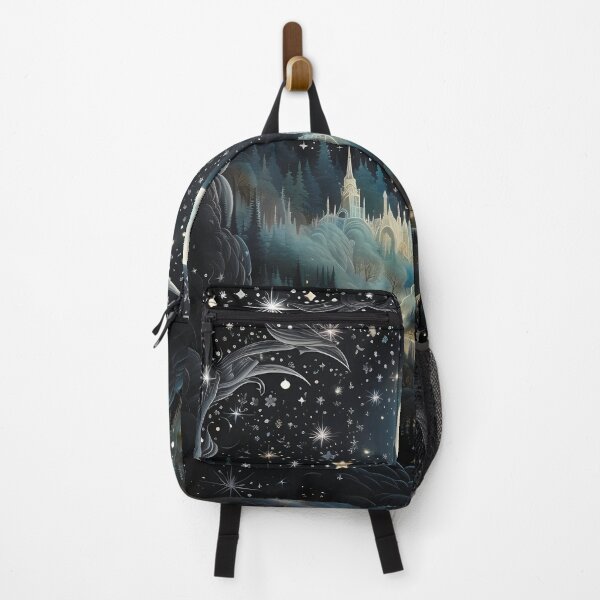 Item preview, Magical landscape. Starry sky with a castle. designed and sold by MagelliShop.