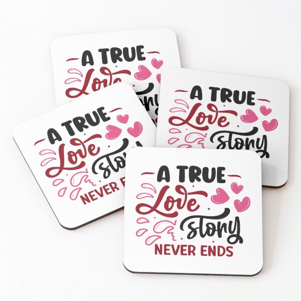 Item preview, A True Love Story Never Ends - Romantic Design designed and sold by CleanDecor.