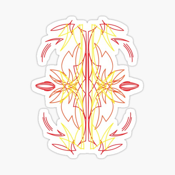 Pin striping Sticker