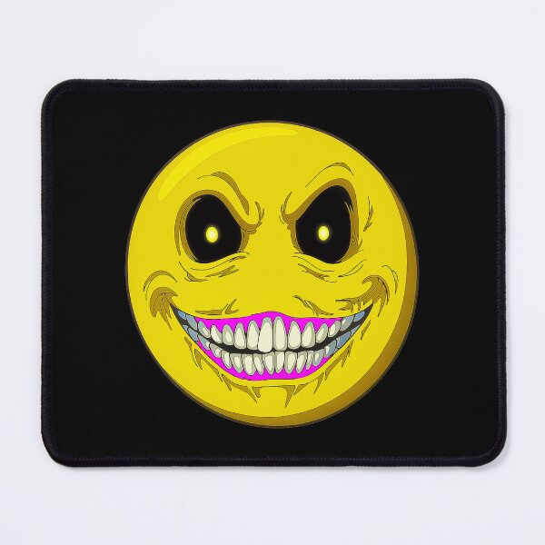 Item preview, Evil Smiley Face Creepy Yellow Face designed and sold by Amanda's Factory.
