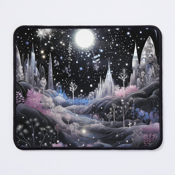 Item preview, Magical landscape. Starry sky with a castle. designed and sold by MagelliShop.