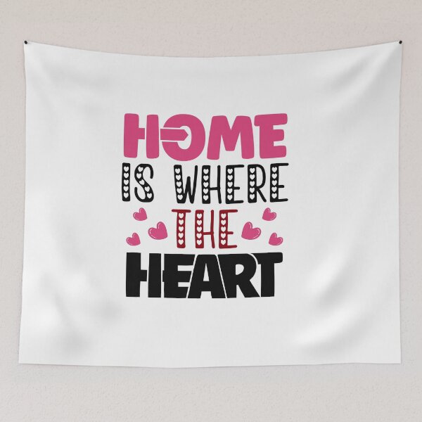 Item preview, Home is Where the Heart Is - Warm Valentine designed and sold by CleanDecor.