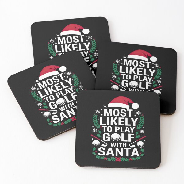 Item preview, Most Likely To Play Golf With Santa Family Christmas designed and sold by teeturle.