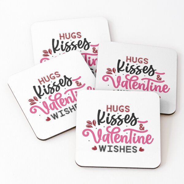 Item preview, Hugs, Kisses & Valentine Wishes - Sweet Valentine's Day Design designed and sold by CleanDecor.
