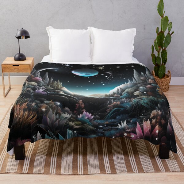 Item preview, Magical landscape. Starry sky. Full moon. designed and sold by MagelliShop.