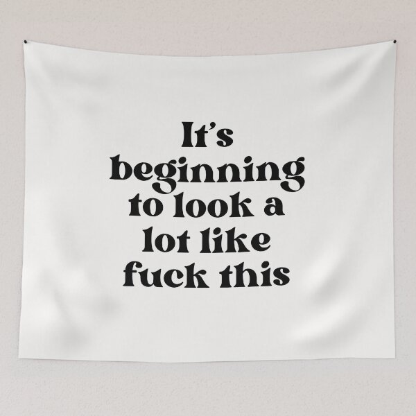 Item preview, Its beginning to look a lot like fuck this designed and sold by PeachyLitchi.
