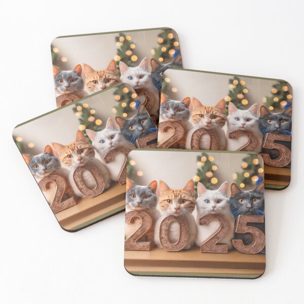 Item preview, Start 2025 with Cats! designed and sold by Blue Horse Photo Magic.