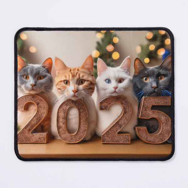 Item preview, Start 2025 with Cats! designed and sold by Blue Horse Photo Magic.