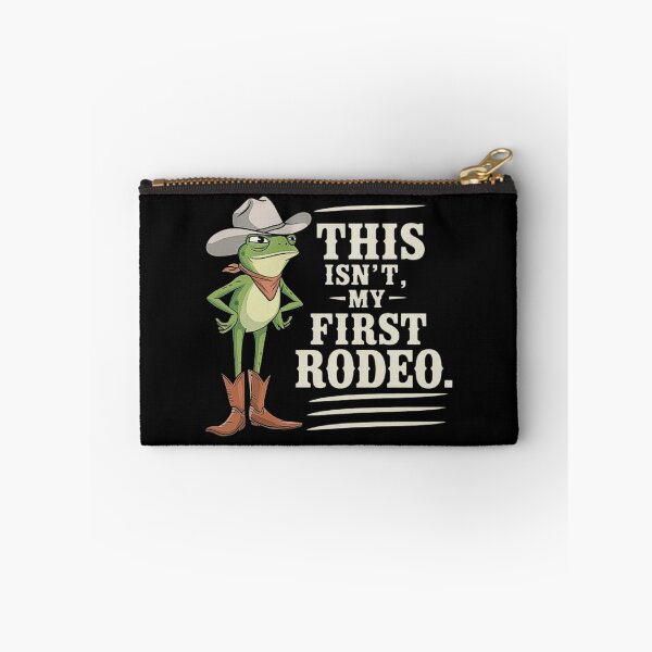 Item preview, Funny Cowboy Frog Saying - This Isn’t My First Rodeo designed and sold by love3617.