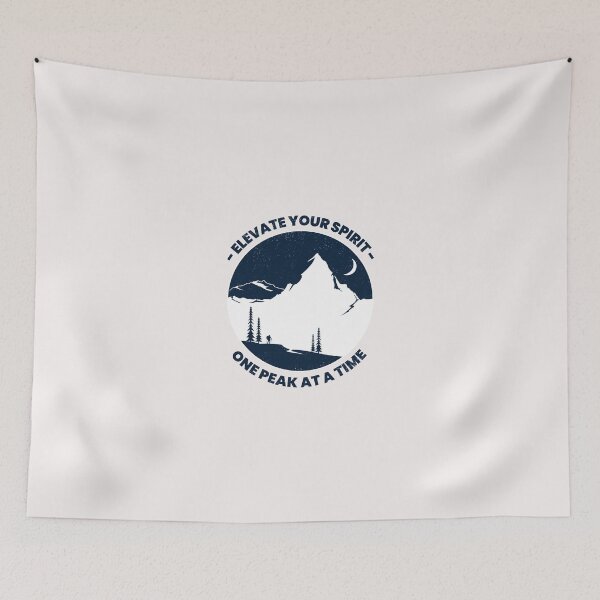 Item preview, Elevate Your  Spirit One Peak At A Time Hiking T Shirt  designed and sold by ngedupdorjee.