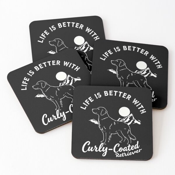 Item preview, Life is Better With Curly-Coated Retriever Dog designed and sold by svarupa.