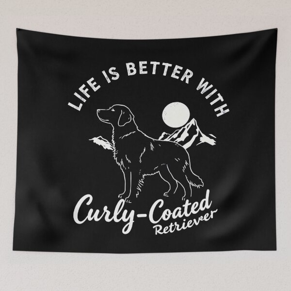 Item preview, Life is Better With Curly-Coated Retriever Dog designed and sold by svarupa.