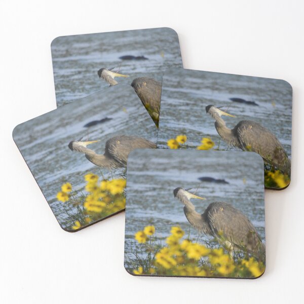 Item preview, Apopka Wildlife Drive Great Blue Heron Tongue Out designed and sold by MercerImages.