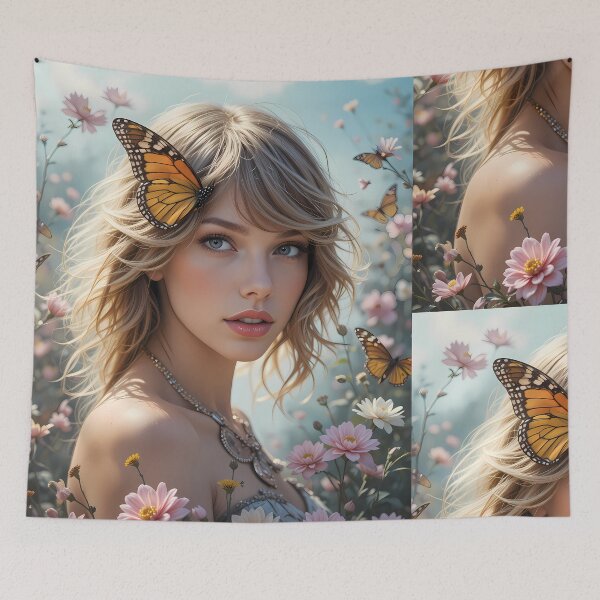 Item preview, Love Garden Dreams Magic Worlds Colors Butterflies Flowers designed and sold by ART ATTACK ZONE.