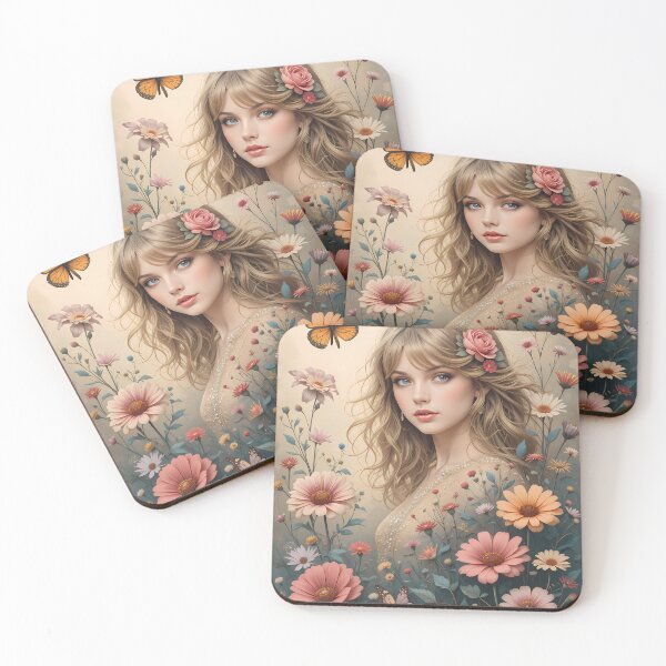 Item preview, Retro Garden Dreams Magic Worlds Colors Butterflies Flowers designed and sold by ART ATTACK ZONE.