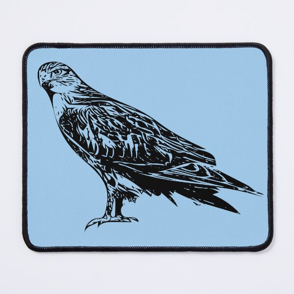 Item preview, Ferruginous Hawk Black Design  designed and sold by designsasstultd.