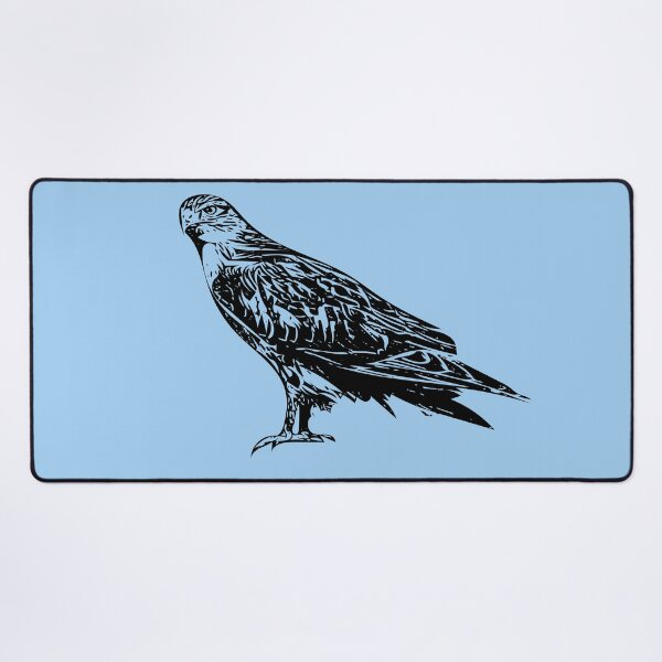 Item preview, Ferruginous Hawk Black Design designed and sold by designsasstultd.