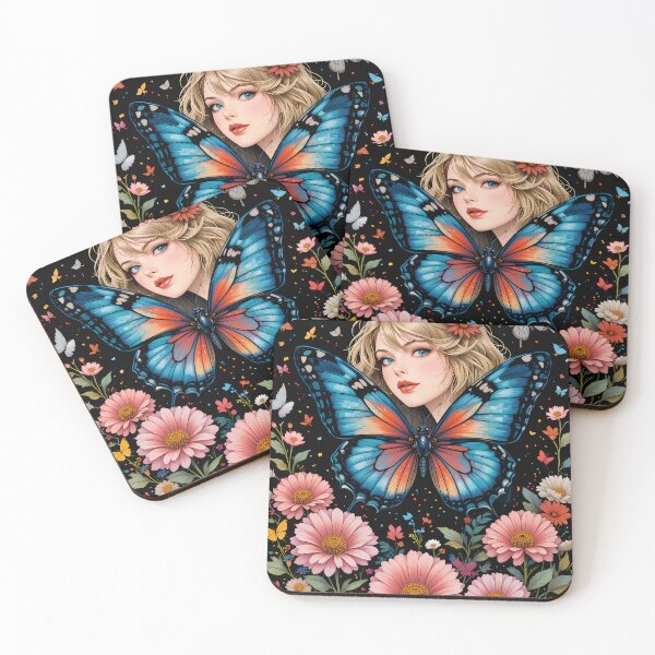 Item preview, Cosmos Garden Dreams Magic Worlds Colors Butterflies Flowers designed and sold by ART ATTACK ZONE.